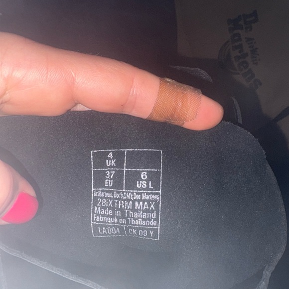 Dr. Martens Black Leather Footwear - Picture 1 of 8